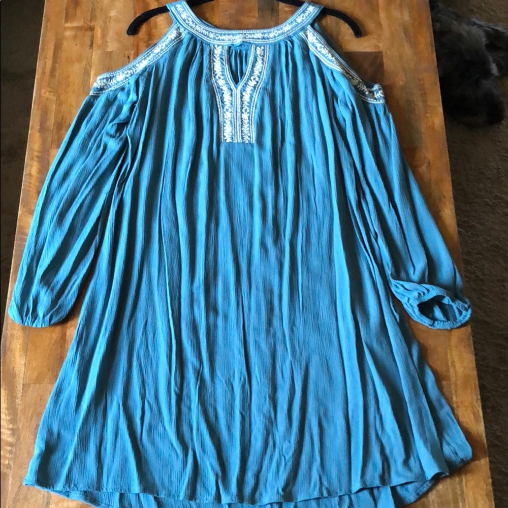 Blue dress